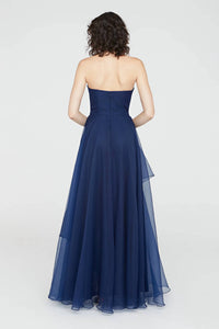 Theia - Aubrey Asymmetric Organza Gown