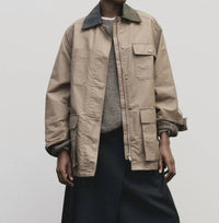 Mijeong Park - Contrast Collar Utility Jacket