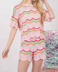 Very J - Wave Knit Top