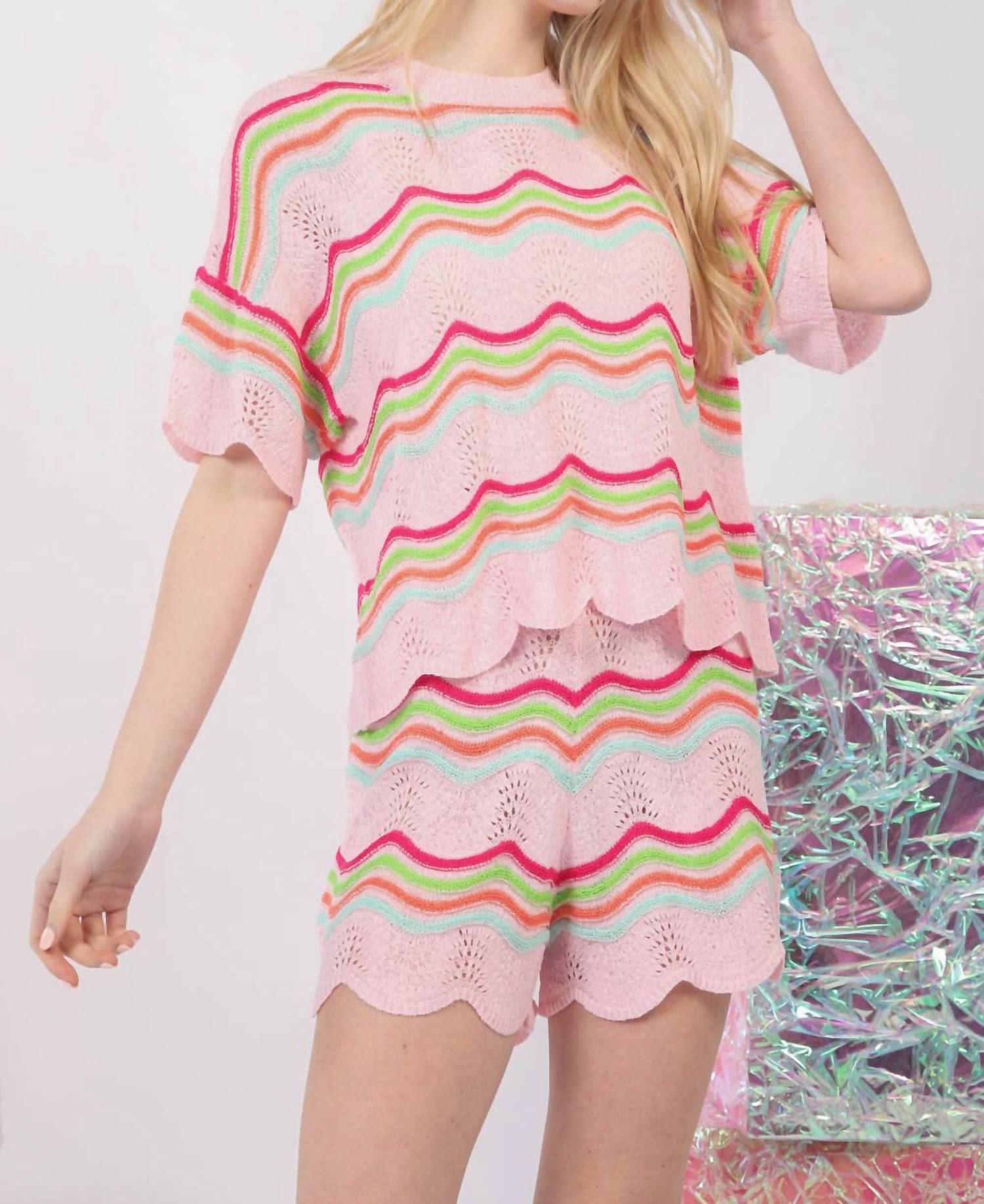 Very J - Wave Knit Top