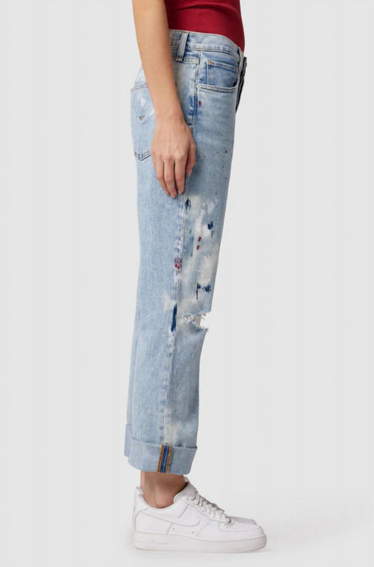 Hudson - Thalia 90's Loose Fit Ankle with Rolled Hem Jean