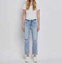 FLYING MONKEY Astrid Jeans in medium light wash - women's jeans
