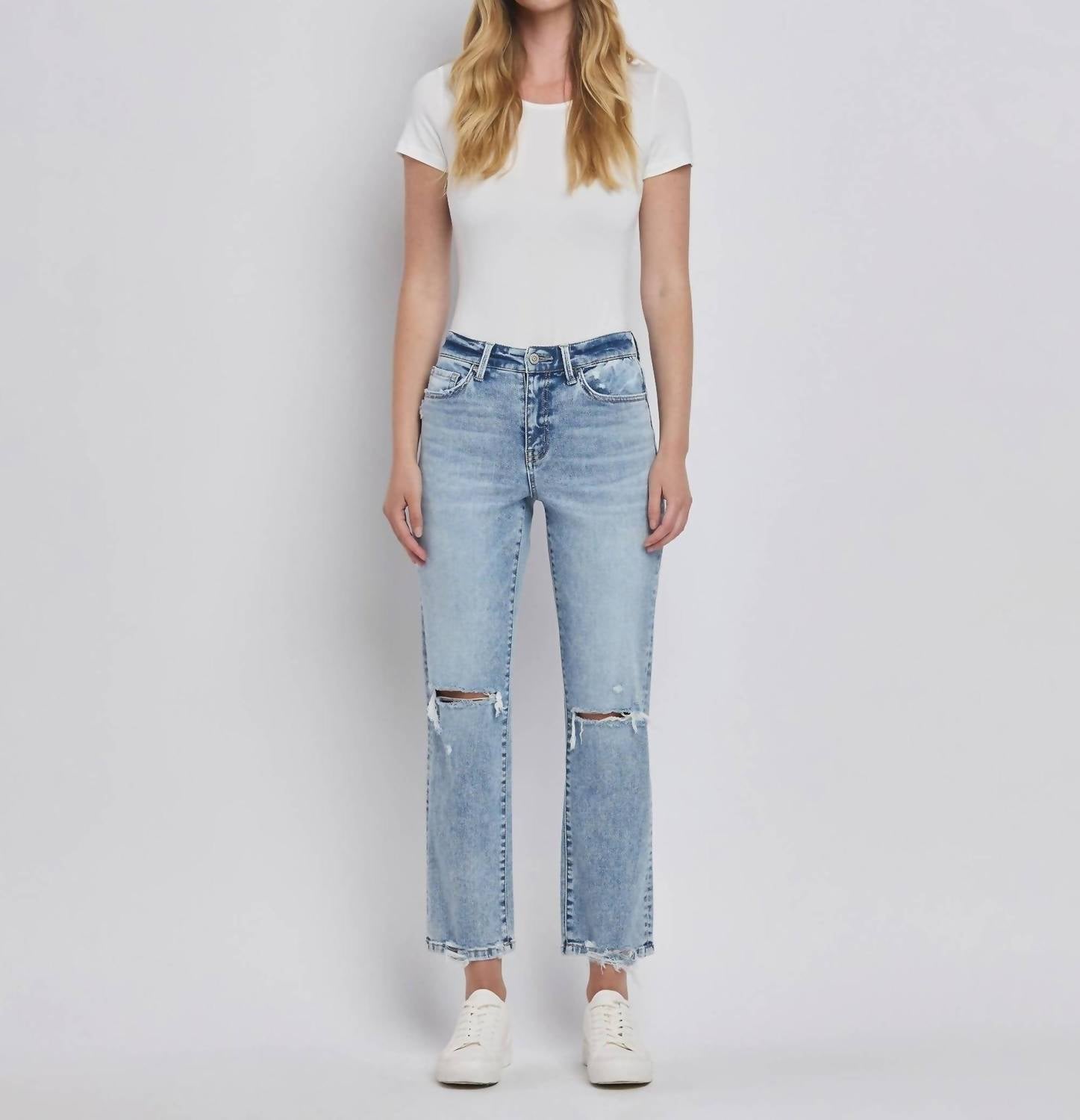 FLYING MONKEY Astrid Jeans in medium light wash - women's jeans