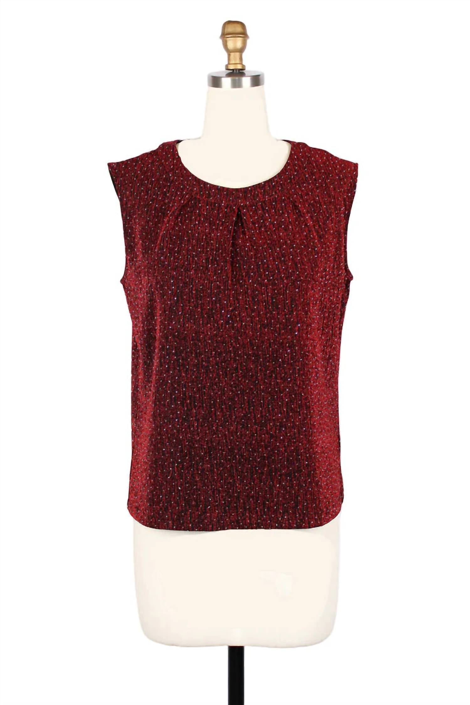 Damee - Women's Sparkle Sleeveless Top