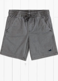 Southern Marsh Boy's Hartwell Washed Shorts in slate - kids' shorts