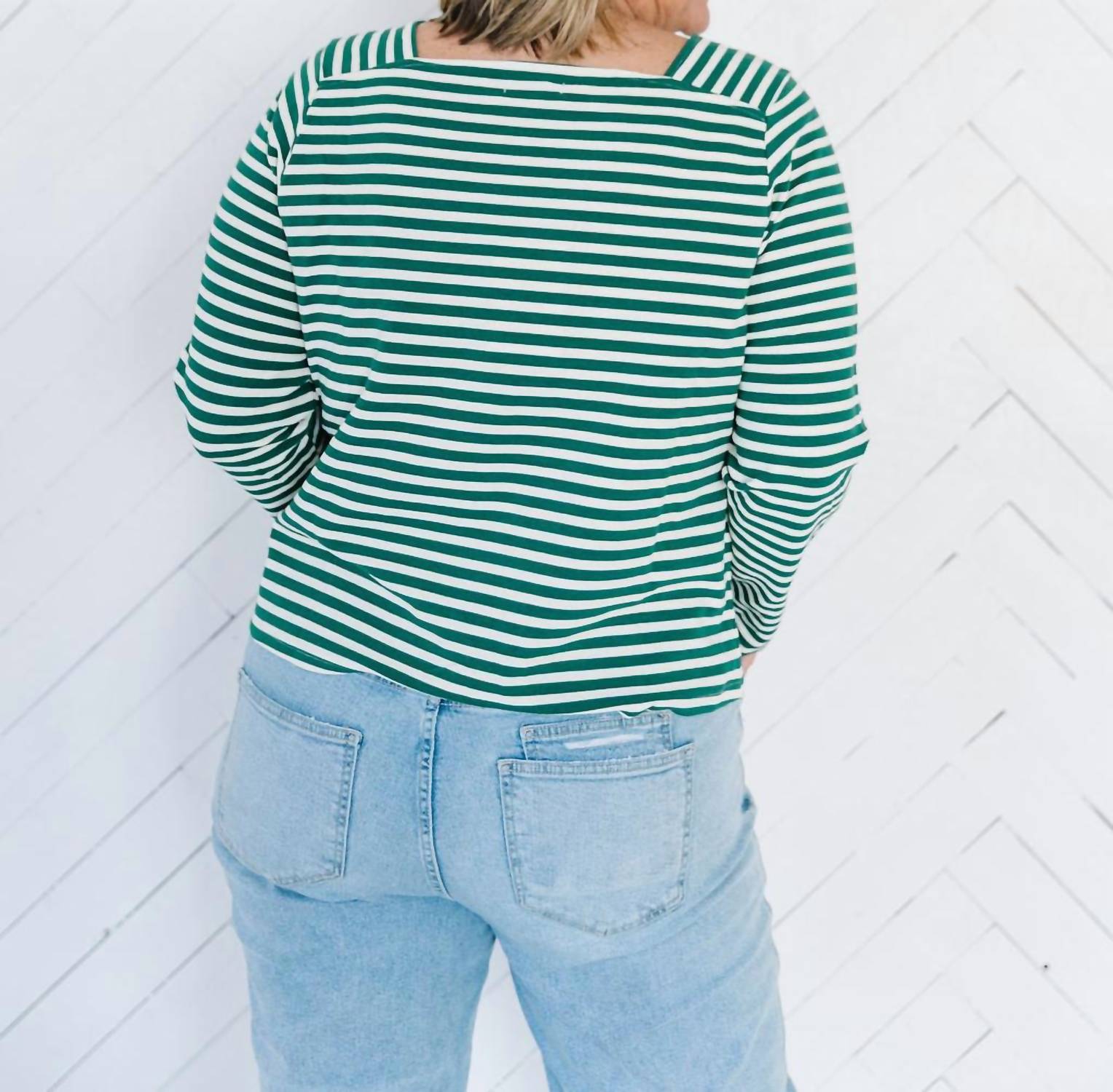 Polagram - Paris Stripe Top