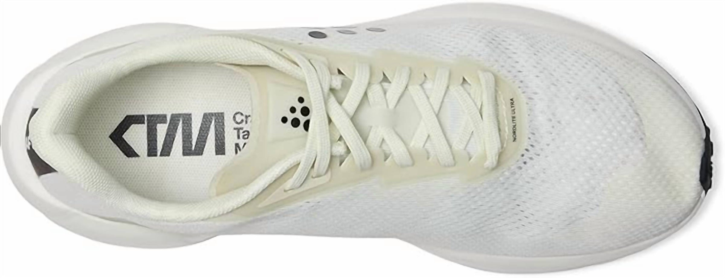Craft Men's Nordlite Ultra Running Shoes in ash white black - men's sneaker - alternate view