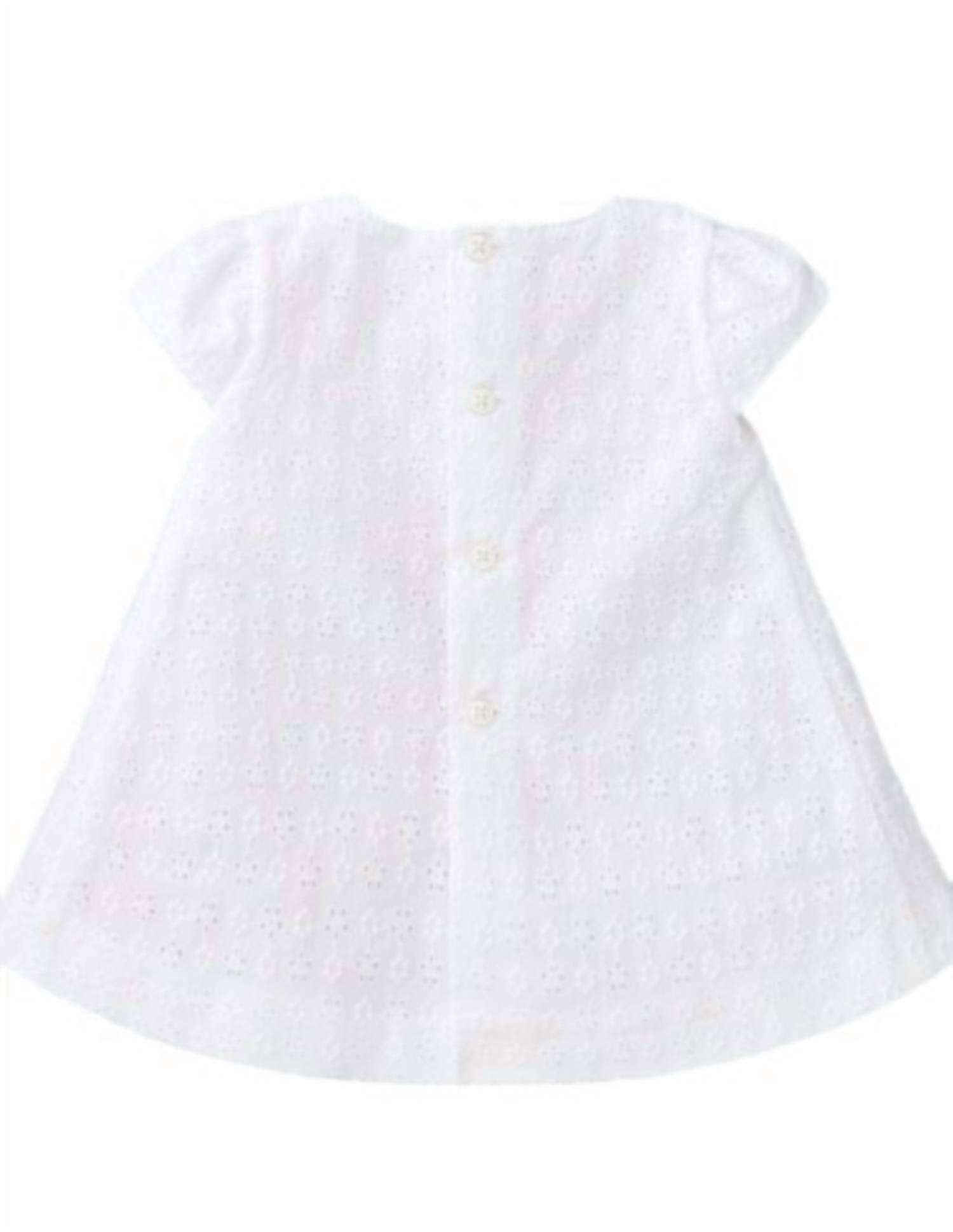 Paz Rodriguez - BABY EMBROIDERED FABRIC DRESS