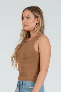 Lucca - Knit Shell Tank Top