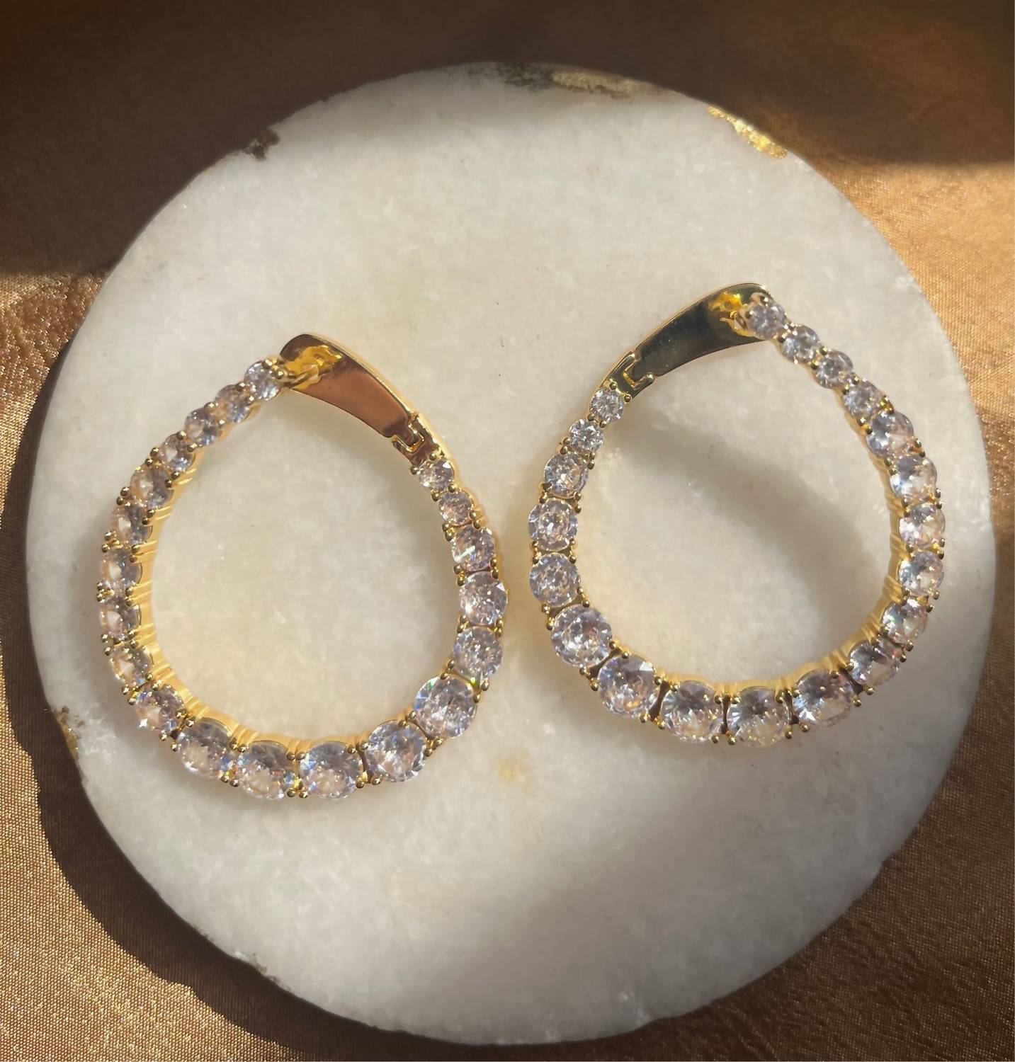 Sahira Jewelry Design - Women's Naomi Large Cz Earring