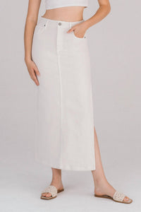 Hidden - Peyton Midi Skirt With Side Slit