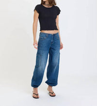 Daze - Mirage Mid Rise Cargo Harem Jean