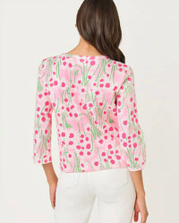 Lilly Pulitzer - CLAIRMONT 3/4 SLEEVED KNIT TOP