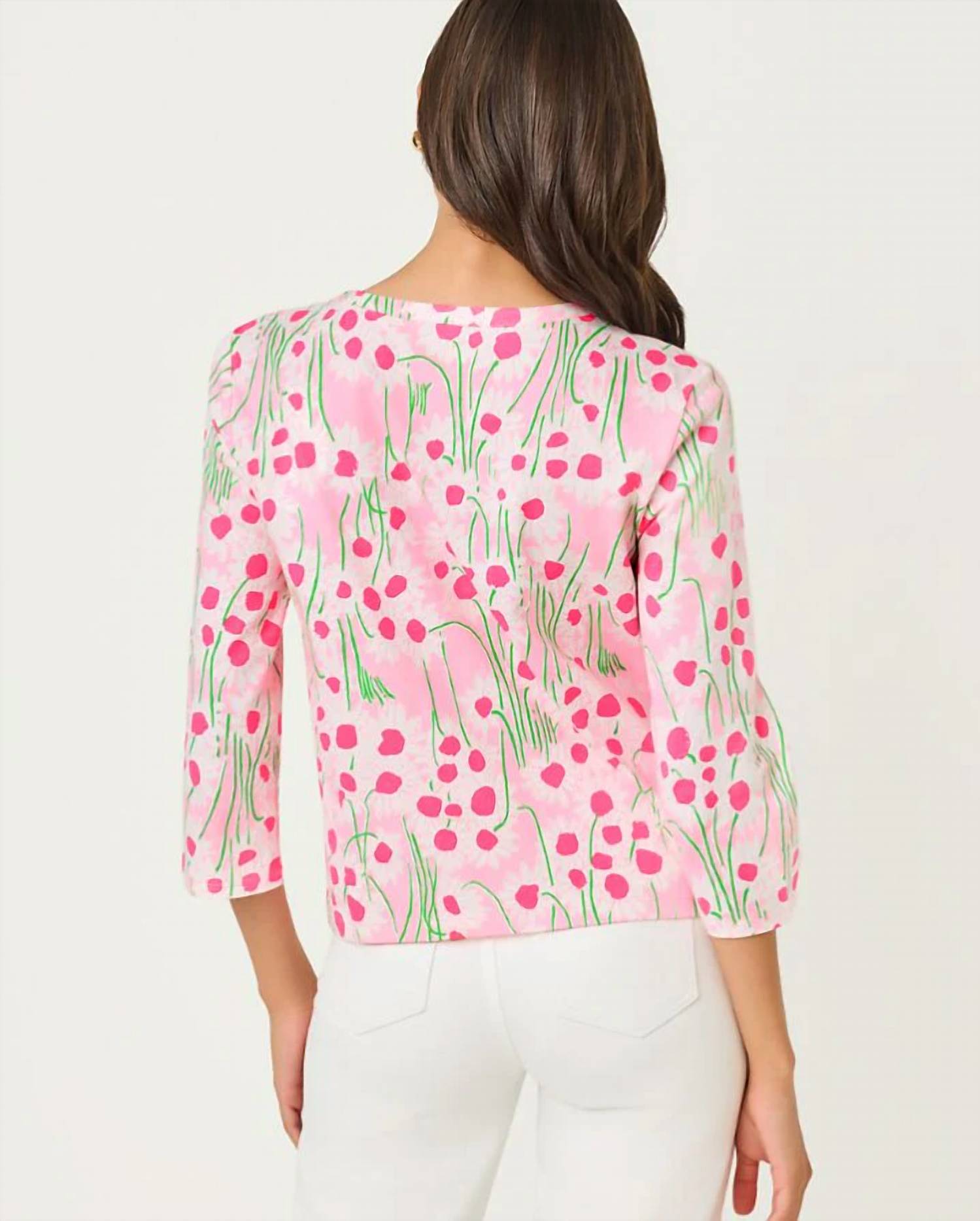 Lilly Pulitzer - CLAIRMONT 3/4 SLEEVED KNIT TOP