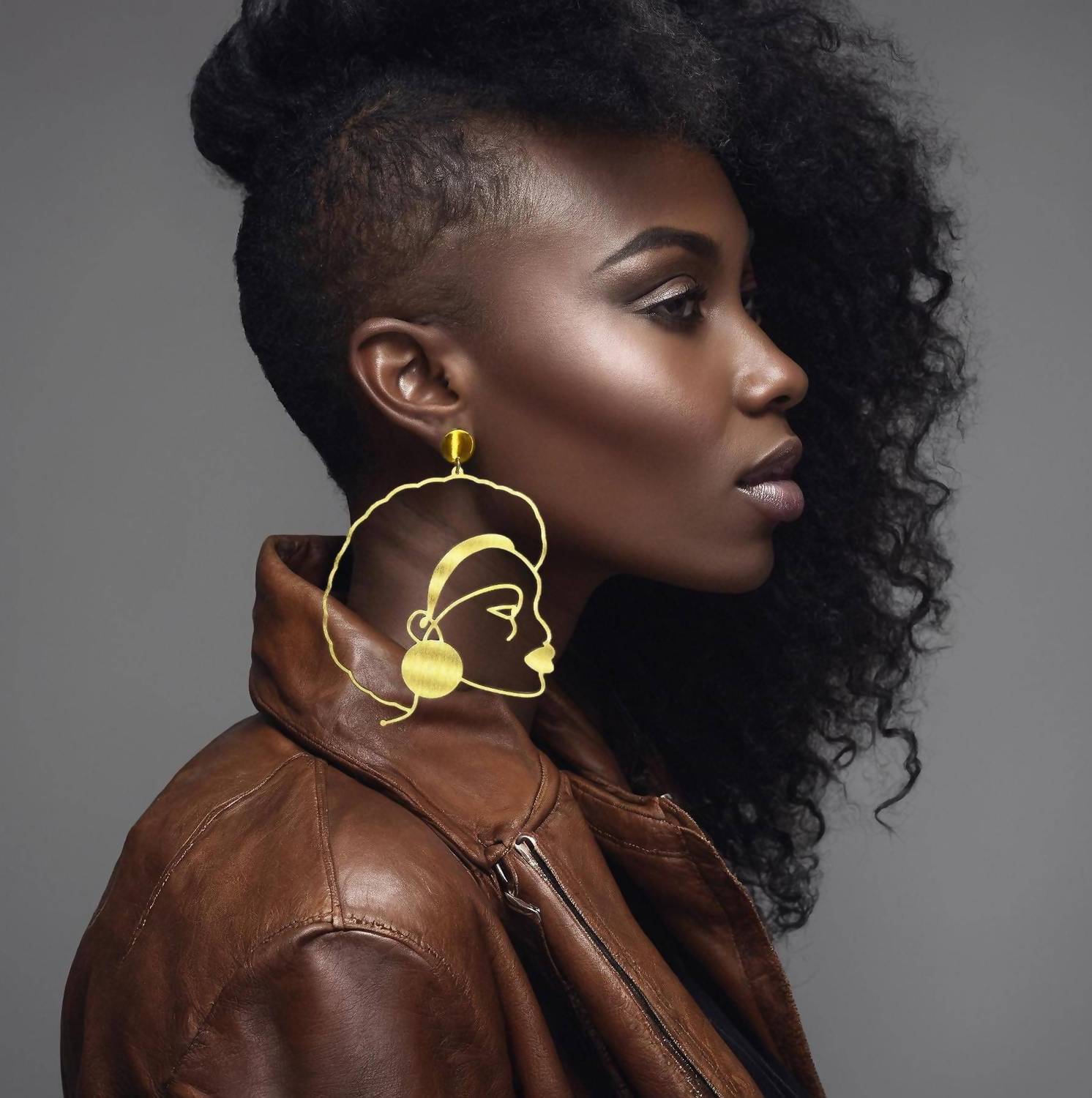 Laka Luka - Women's African Oversized Statement Earrings