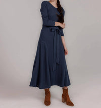 Downeast - Destination Long Sleeve Midi Length Knit Dress