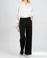 Oui - Pull-on Straight Pants