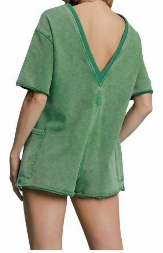 Umgee - Vintage Short Sleeve Romper