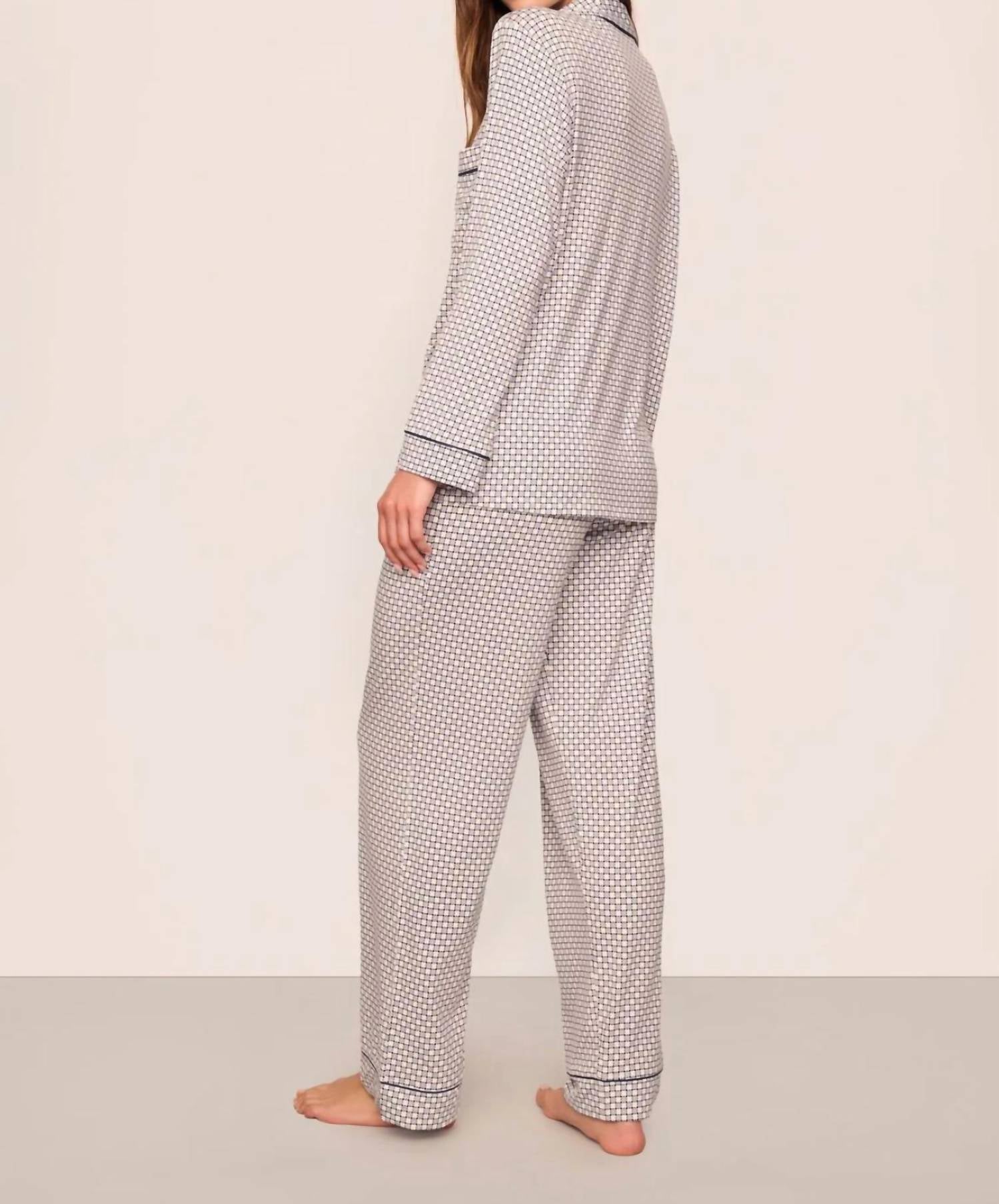 Eberjey - Gisele Printed Long Pajama Set