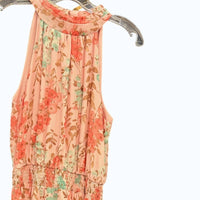 Jade - Women's Cinch Waist Halter Dress