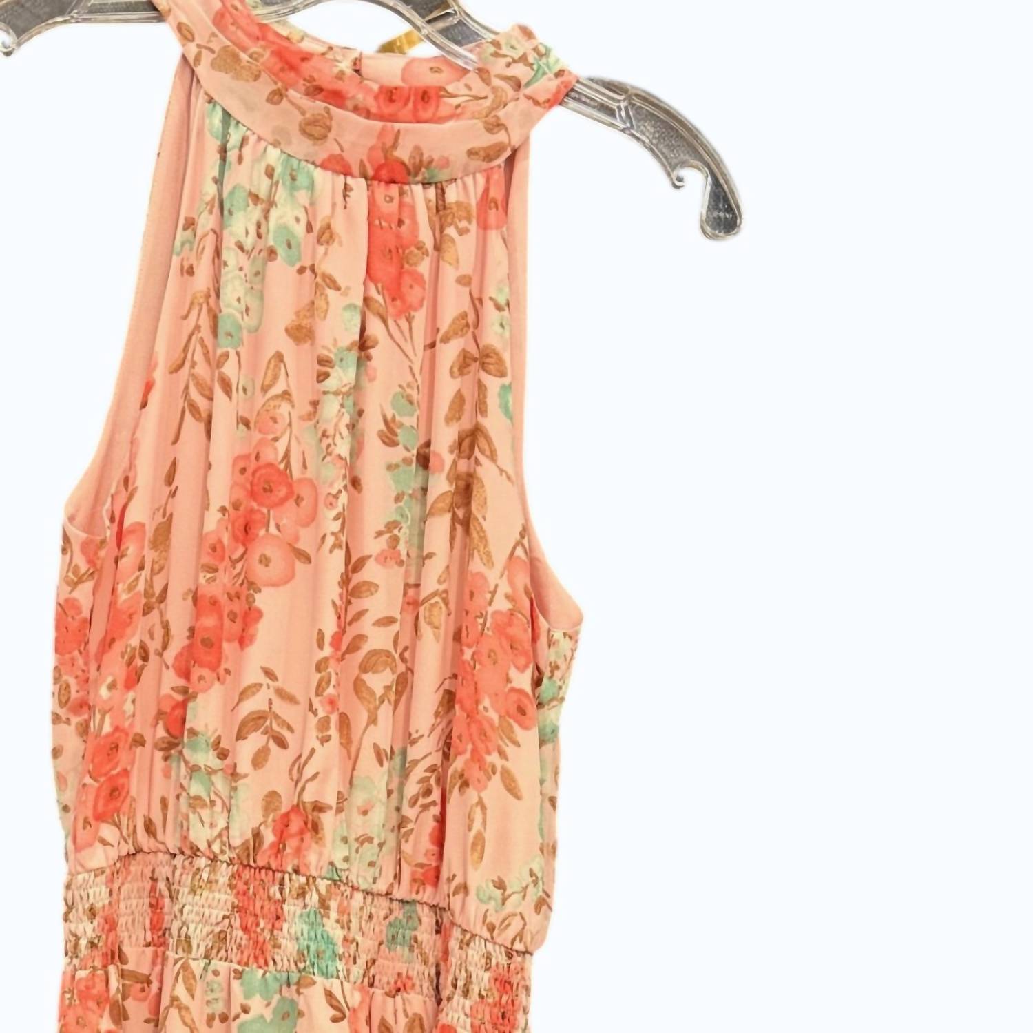 Jade - Women's Cinch Waist Halter Dress