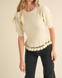 &Merci - Keily Crew Neck Top