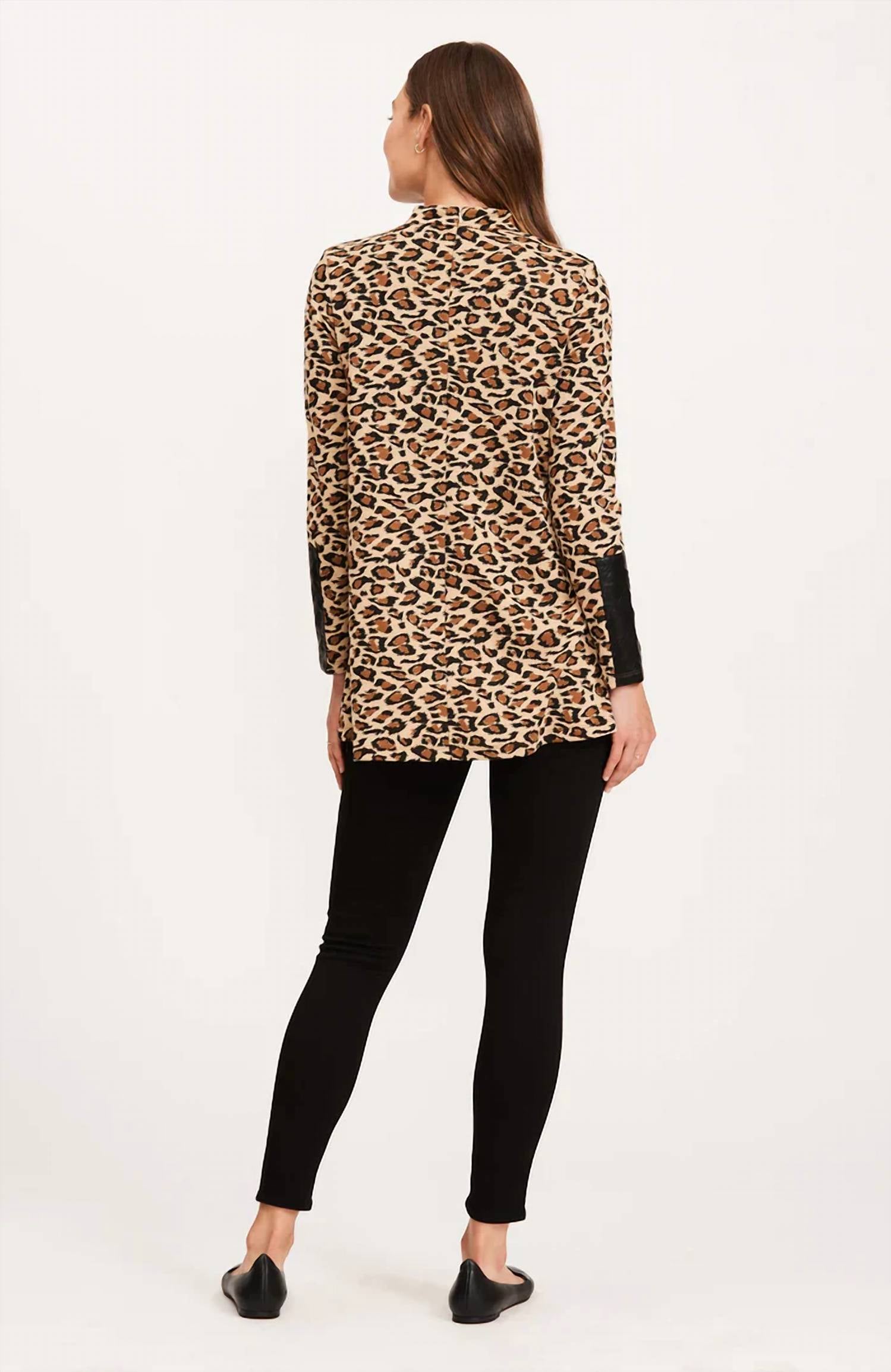 Tyler Boe - Brushed Leopard Chrissy Tunic