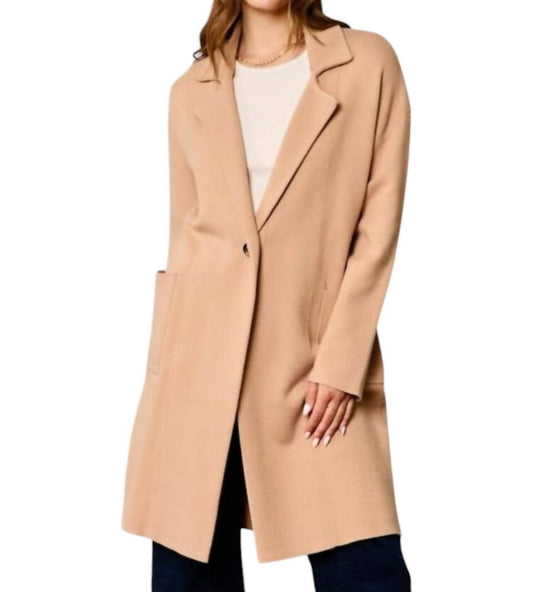 Tea N Rose - Wide Collar Coat