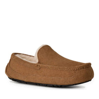 UGG Men's Ascot Suede Closed Toe Slip On Slippers in chestnut - men's loafer