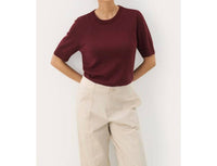 Part Two Natanya Pullover in tawny port - women's sweater