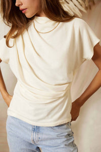 Endless Blu. - Eliza Draped Tee