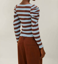 Farm Rio - Striped Knit Blouse