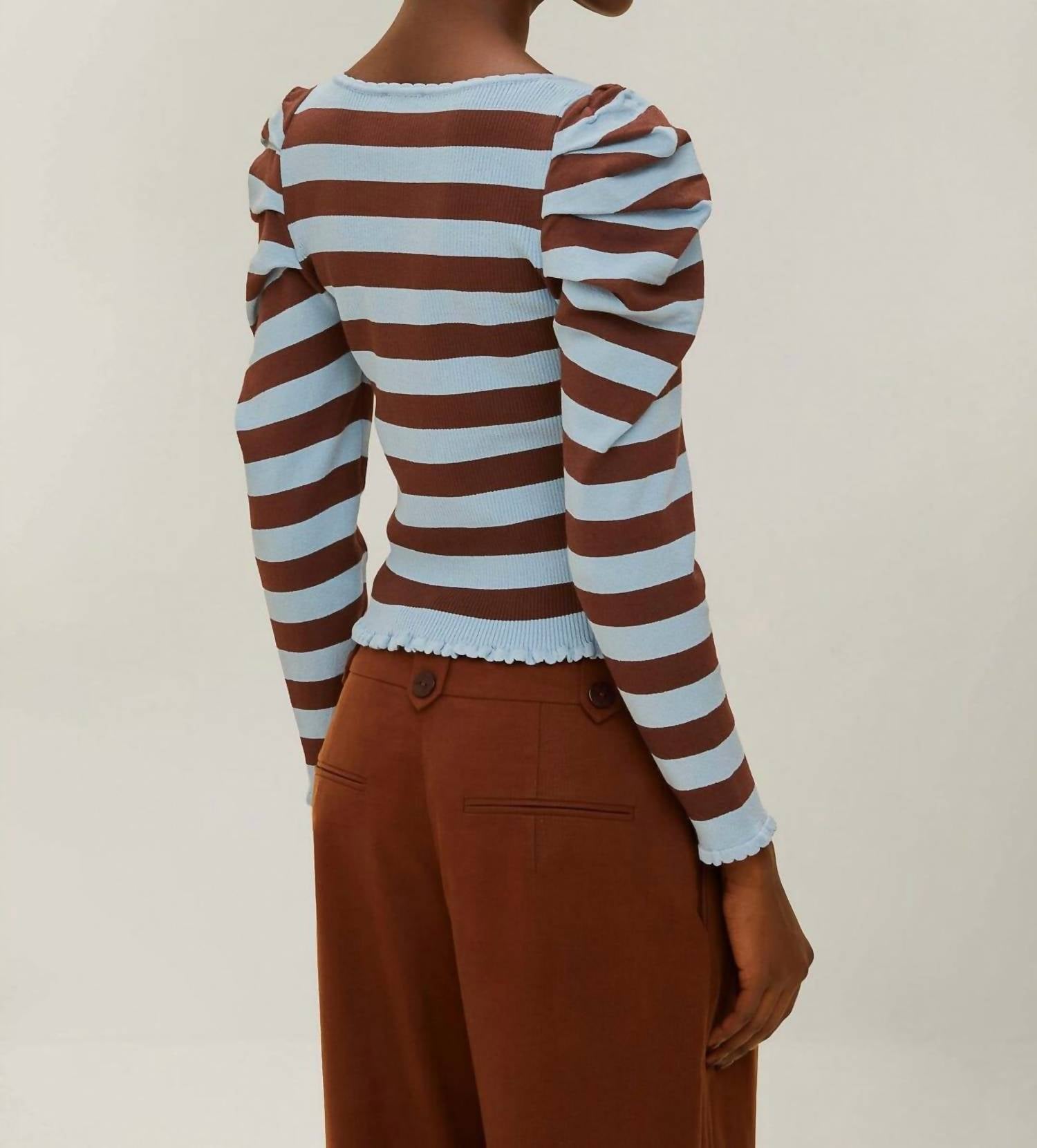 Farm Rio - Striped Knit Blouse