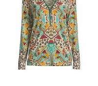 Johnny Was - The Janie Favorite Long Sleeve Button Henley Tee