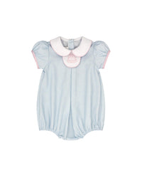 Lullaby Set - Girl's Timeless Tab Bubble Romper