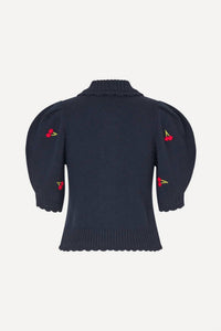 Stine Goya - Bobble Knit Polo Cardigan