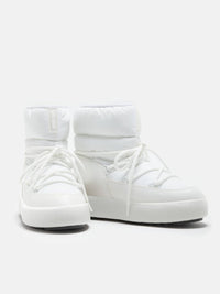 Moon Boot Unisex Light Low Nylon Snow Boots in white - women's shoe - alternate view