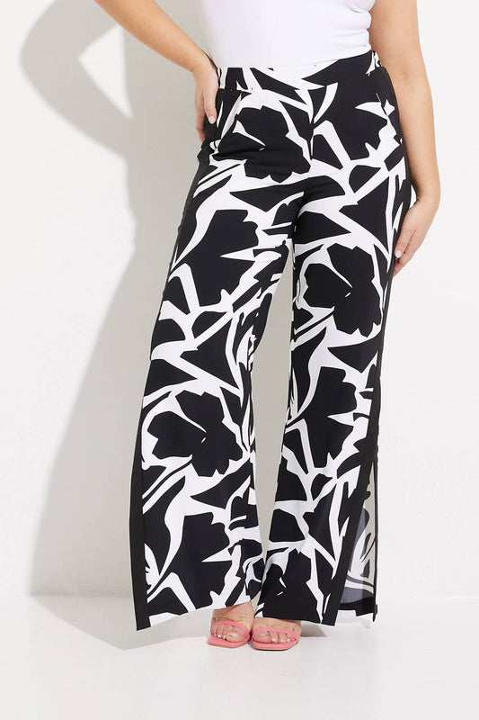 PRINTED SLIT PANTS