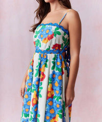 Peach Love - Hadley Floral Maxi Dress