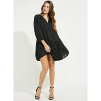 Gentle Fawn Cadence Flowy Print Dress in black - women's dress - alternate view