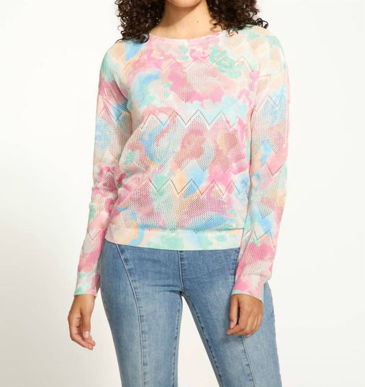 Fdj - Pointelle Printed Sweater