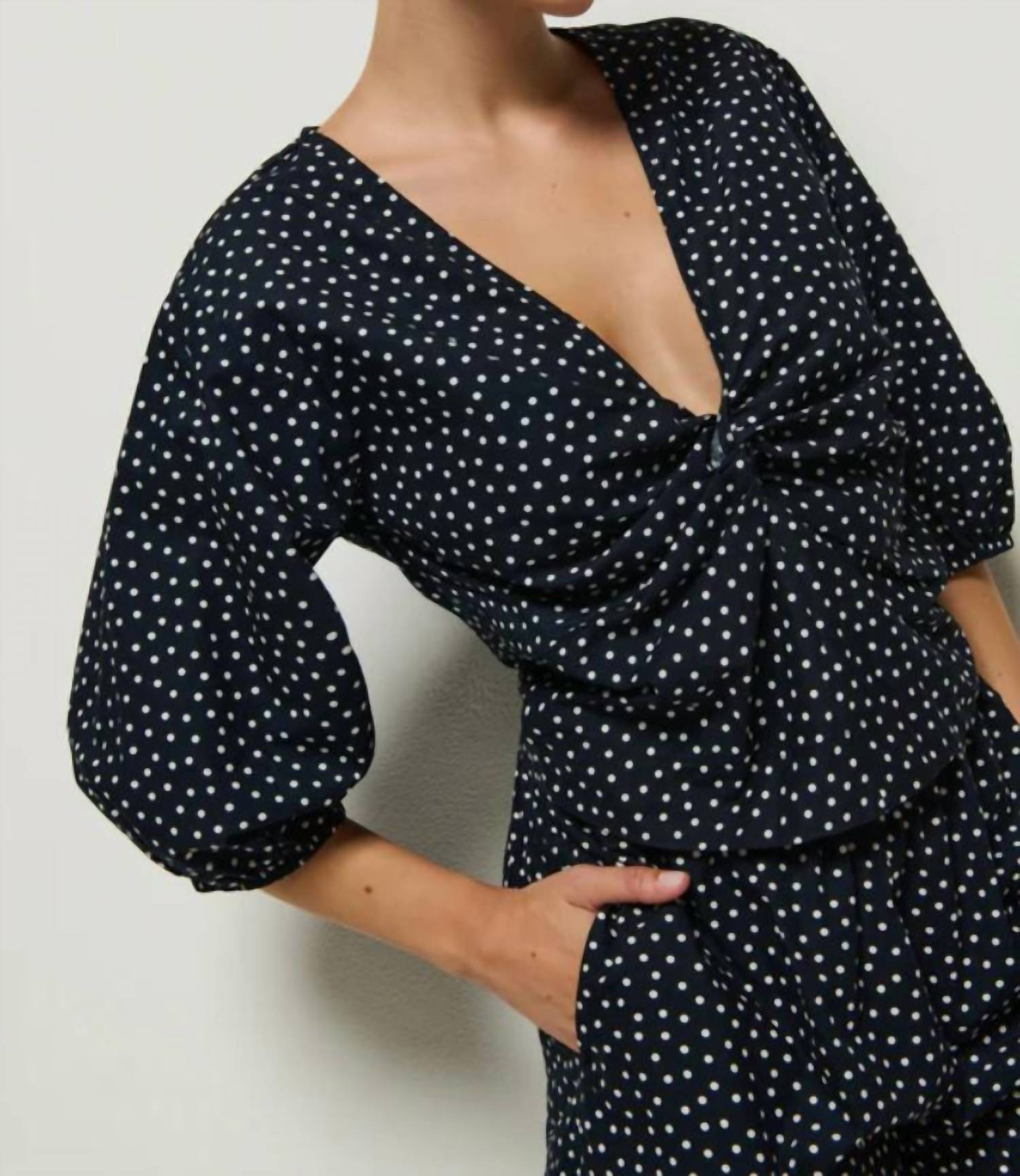 Nation Ltd - Celeste V-neck Top
