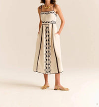 Carolina K - Allegra Linen Midi Dress