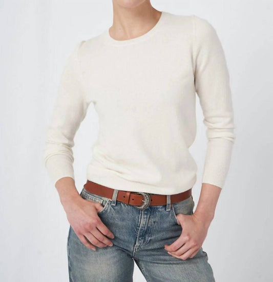 Repeat Cashmere - Basic Cashmere Sweater With Round Neckline