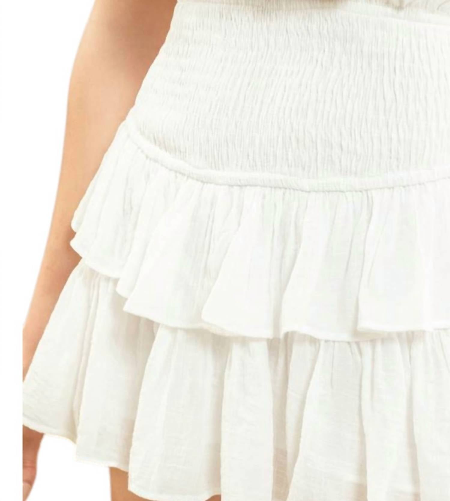 Blu Pepper - Ariana Skirt Lined Shorts