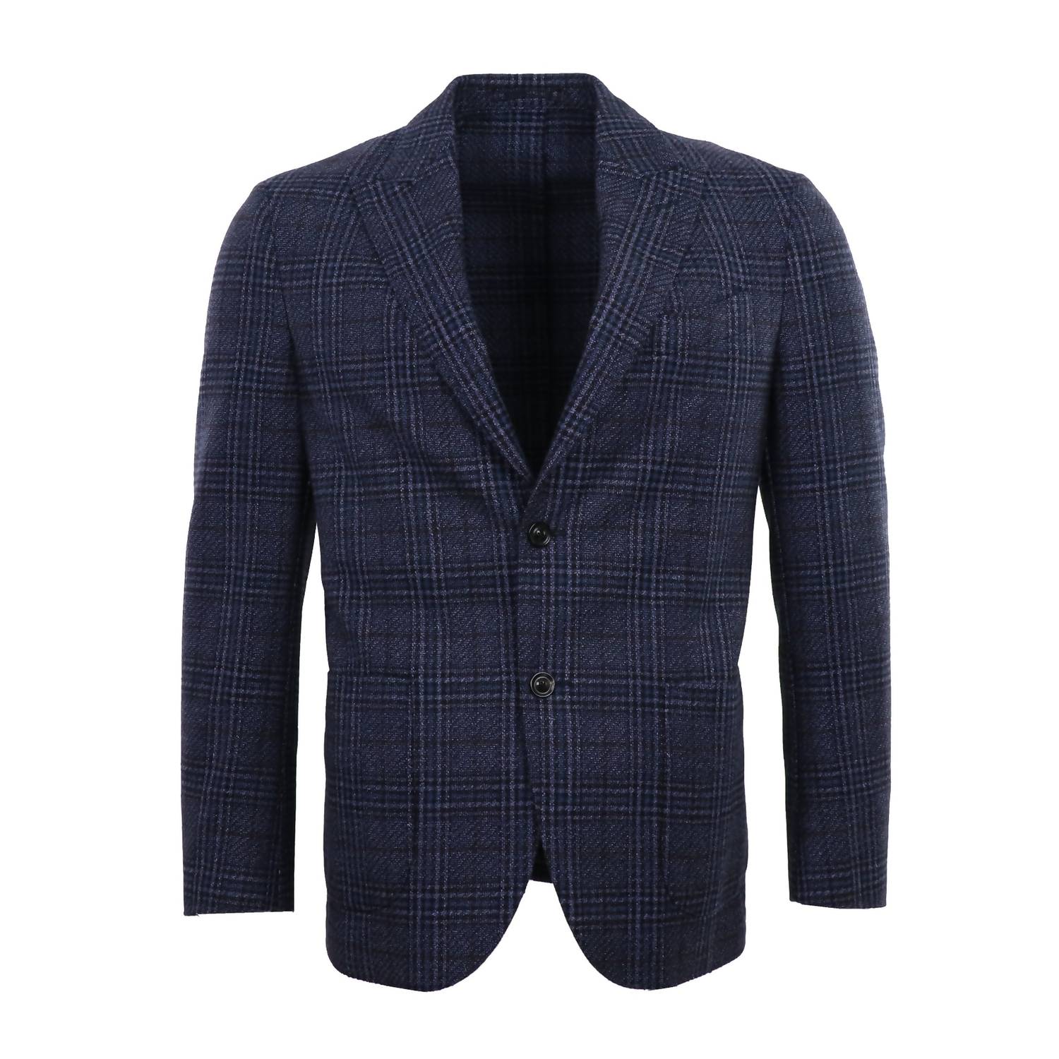 Lardini - Men's Plaid Stretch Blazer