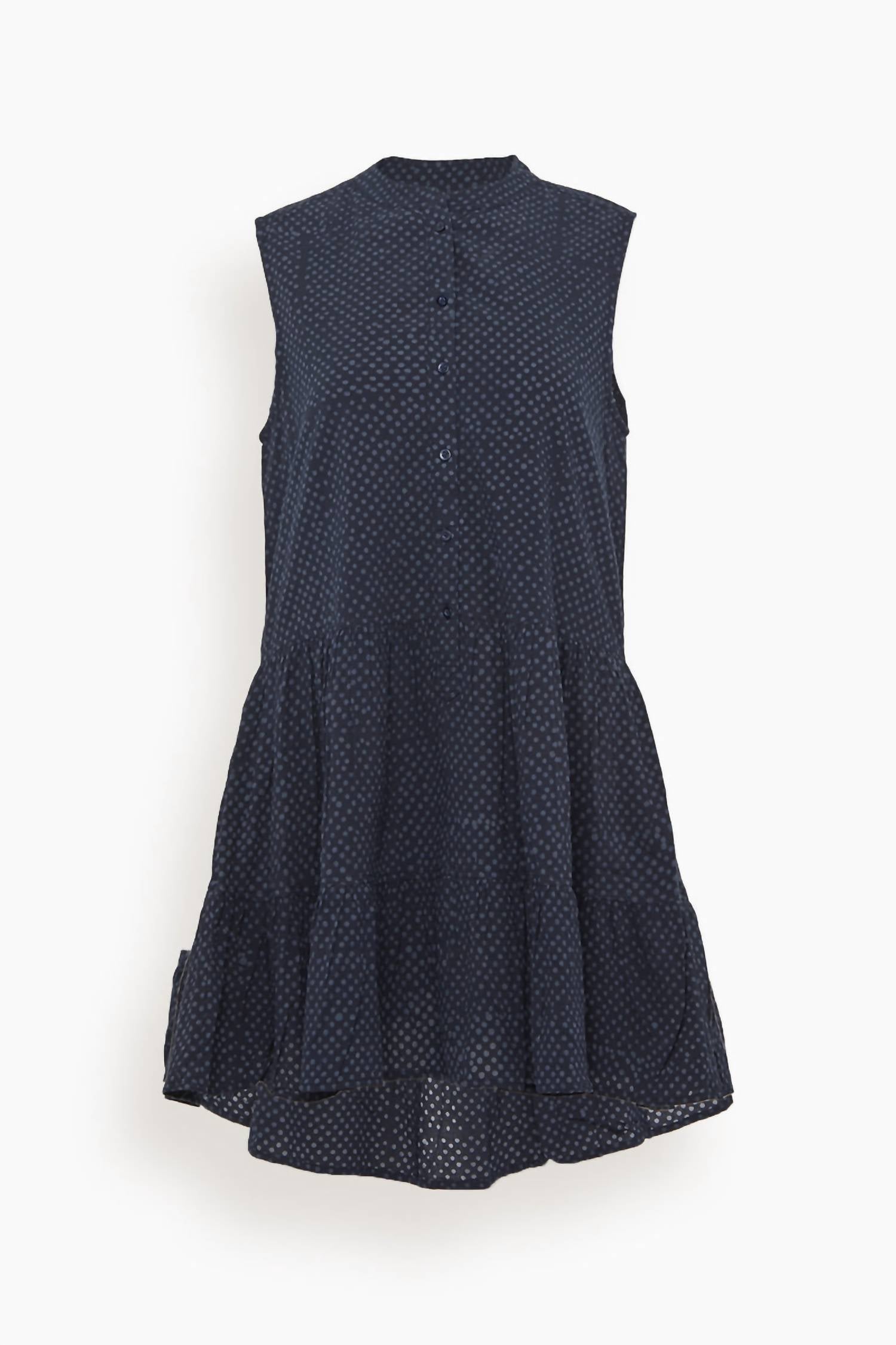 APIECE APART Almada Shirt Dress in ink - women's dress - alternate view