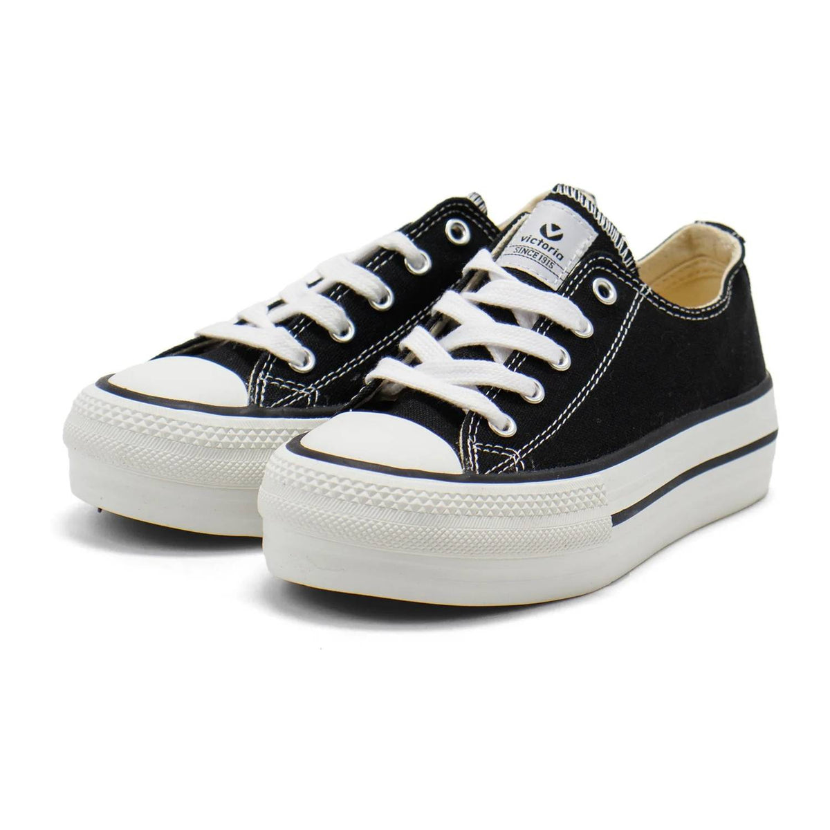 Victoria - Girls' Tribu Canvas Platform Trainers Shoes