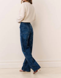 Loveshackfancy - Dessa Crystal Bow Jeans