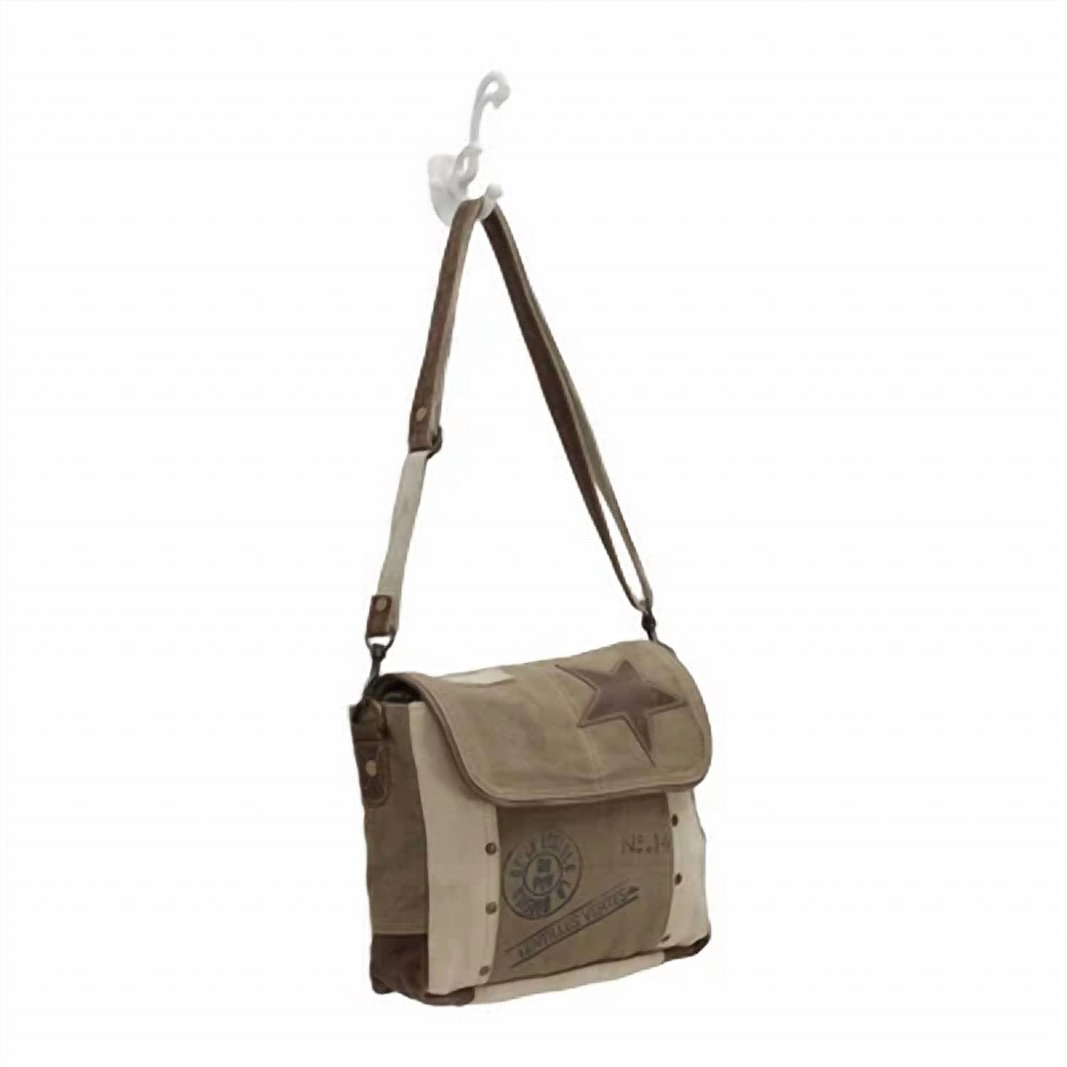 Myra - Women's Leather Star Shoulder Bag